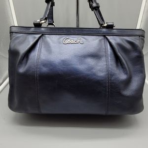 Coach East West Gallery Tote Navy